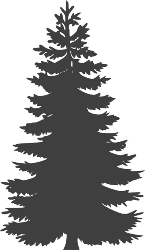 dark gray pine tree clip art  clkercom vector clip art  royalty  public domain