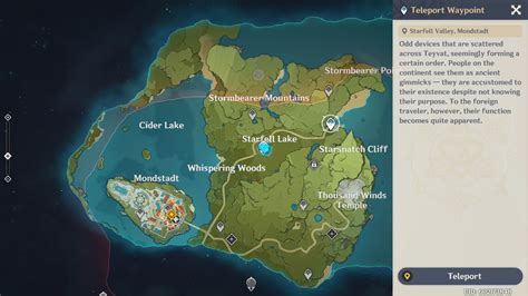 Genshin Impact Interactive Map Ps4