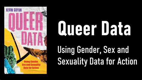 kevin guyan on twitter to accompany the launch of queer data using gender sex and sexuality