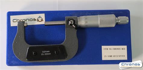 25 50mm Micrometer Sorry Out Of Stock Chronos Engineering Supplies