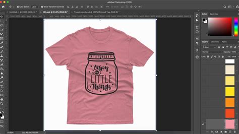 T Shirt Mockup Photoshop Tutorial How To Make A Design On T Shirt I