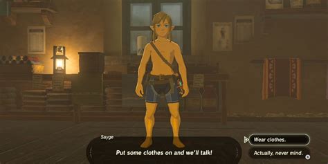 Breath Of The Wild S Shrines Are Apparently Easier If Link Is Naked