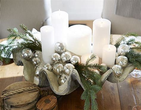 Crispy white christmas tree decorated in blue and silver breathes with frost. Magnificent Green And White Christmas Decorating Ideas ...