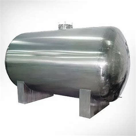 Horizontal Stainless Steel Storage Tank For Chemical Industry Steel