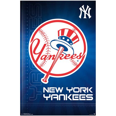 New York Yankees 23 X 34 Logo Wall Poster