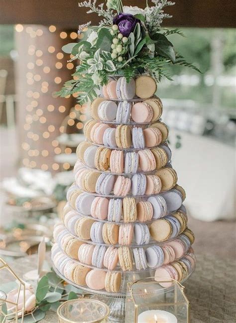 49 Trendy And Unique Macaron Tower Wedding Cakes Weddingomania