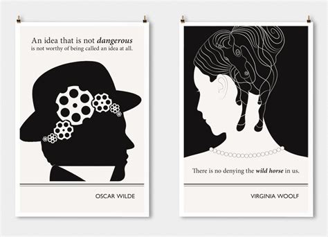 Posters with beautiful, fun and thoughtful quotes and pronouns in stylish typographic designs. 14 Literary Posters That Turn Famous Authors' Words Into Art | HuffPost