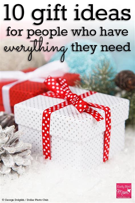 She created an environment where they rely on her for everything. 10 gift ideas for people who have everything they need
