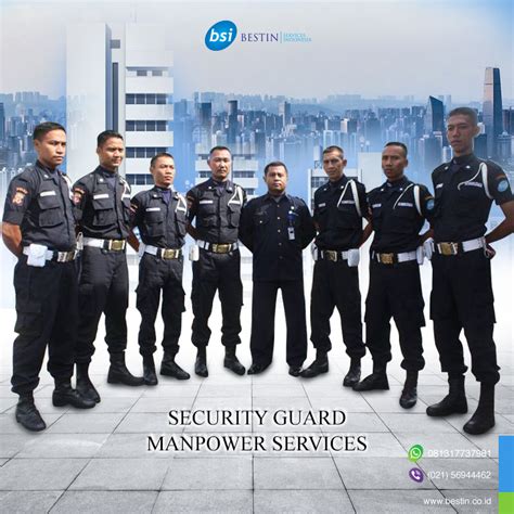 Jasa Pengamanan Security Guard Manpower Services Perusahaan