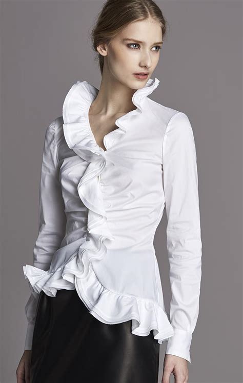 La Blusa Blanca Versátil Y Elegante 40 Modelos Y Estilos Belleza