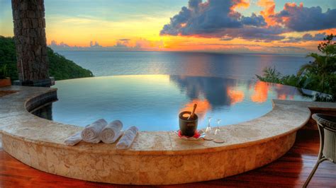 Wallpaper Jade Mountain Resort Saint Lucia The Best Hotel Pools 2017