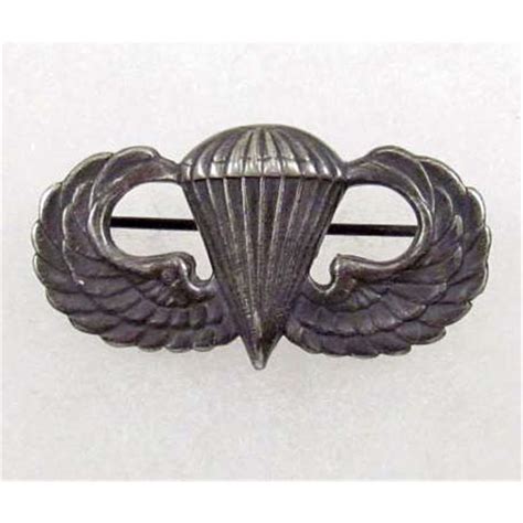 Us Ww2 Army Paratrooper Jump Wing Marked Sterling