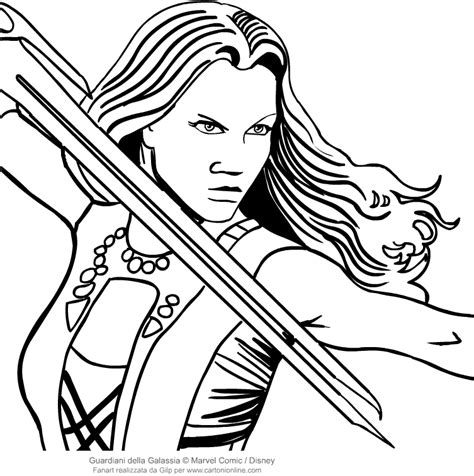 Maybe you would like to learn more about one of these? Drawing Gamora (the face) (Guardians of the Galaxy ...