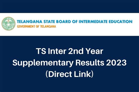 Ts Inter Nd Year Supplementary Results Tsbie Cgg Gov In Marks