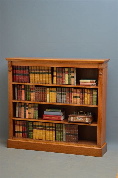 Victorian Oak Open Bookcase Antiques Atlas