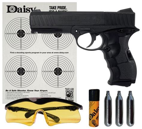 Buy Daisy PowerLine Air Pistol Kit 177 Pellet BB Black CO2 Online