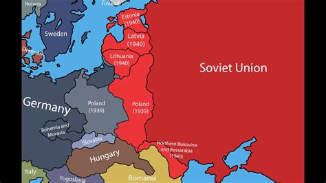 Making The Map Of Eastern Europe In 19391940 Youtube