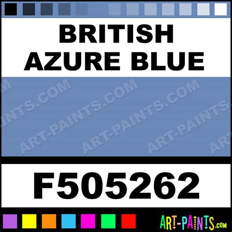 British Azure Blue Military Model Metal Paints And Metallic Paints