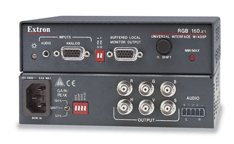 Rgb 160xi Interfaces Extron
