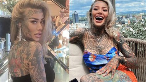 Becky Holt Sets New Record Britain S Most Tattooed Female Gets Her