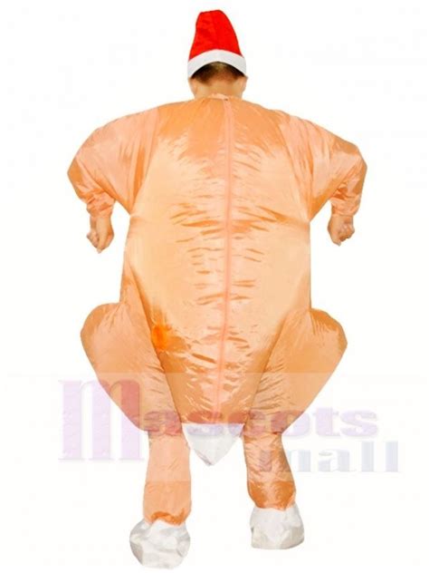 roast turkey inflatable halloween thanksgiving blow up costumes for adults