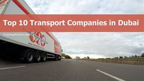 List Of Top Transport Companies In Dubai 2023