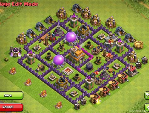 Clash Of Clans Layouts For Farming And Clan Wars