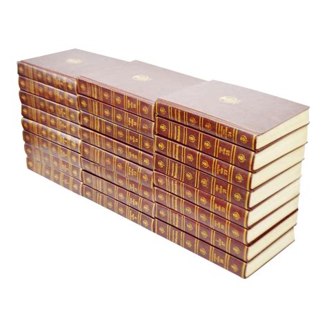1960 Encyclopedia Britannica Leather Bound Books Set Of 24 Chairish