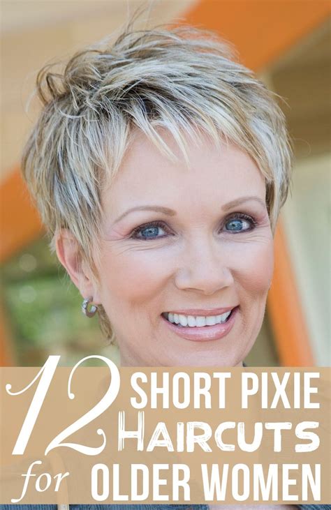 Short Pixie Haircuts For Older Women Short Hair Older Women Short