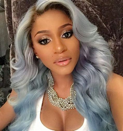 24 Inch Wavy Gray Wigs For African American Women The Same