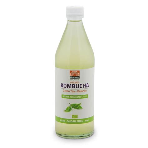 Latin name medusomyces gisevii) is a fermented, lightly effervescent. Kombucha Green Tea - Balance Double-Fermented drink Bio ...