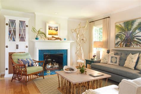 California Cottage Beach Style Living Room Los