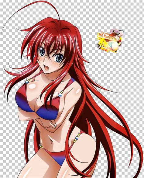 Rias Gremory Anime High School Dxd Mangaka Png Clipart Bikini Black Hair Breast Brown Hair