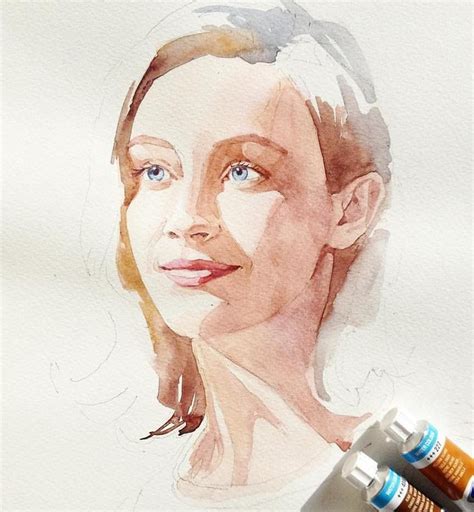 Watercolor Portrait Sketch Its My Favorite Style Artist