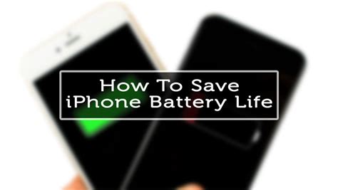 How To Save Battery Life On Your Iphone 6 And Any Other Iphone