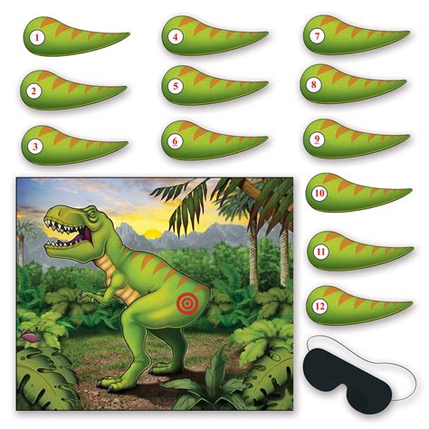 Party Game Pin The Tail On The T Rex Party Games Games Novelties And Games Party