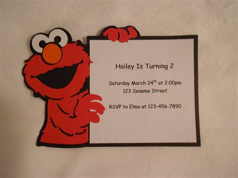 Elmo Birthday Invitations Elmo Birthday Elmo
