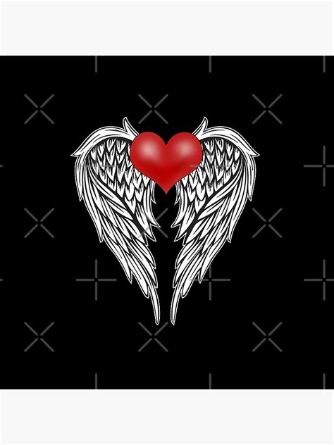 Angel Heart Tattoo Poster For Sale By Valentinahramov Redbubble