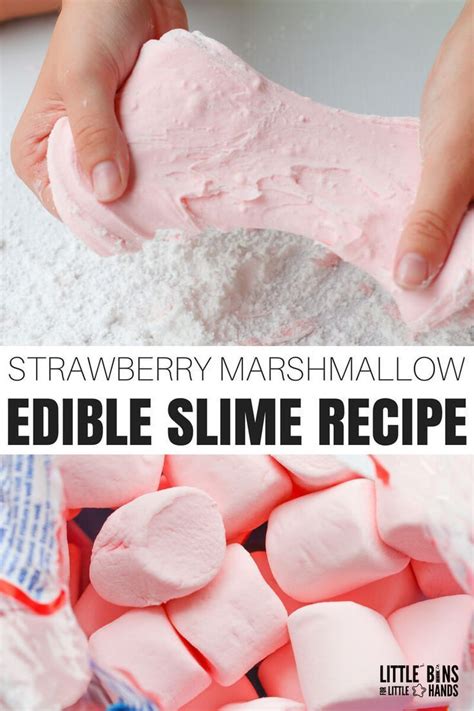 How To Make Edible Marshmallow Slime Edible Slime Recipe Homemade