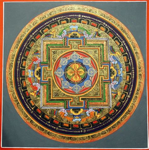 Tibetan Mandala Thangka Painting Tibetan Mandala Art Tibetan Art