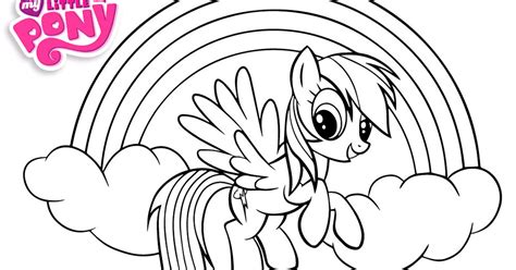 Gambar mewarnai anak binatang lucu. Gambar Mewarnai Kuda Poni Rainbow Dash | Kumpulan Gambar Bagus