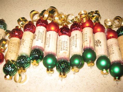 Cork Ornament Great Christmas Craft Wine Cork