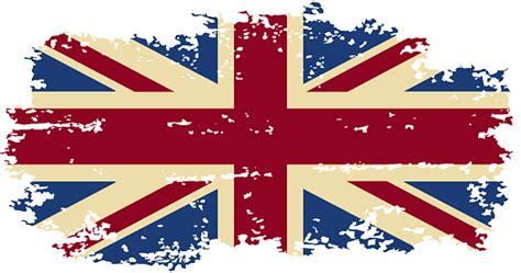 British Grunge Flag Vector Illustration Stock Illustration Download