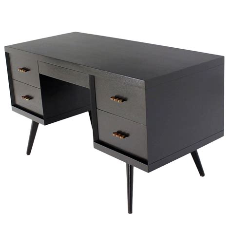 To know which size you need, think about what your desk will need to accommodate, such as: 1950's Mid Century Modern Black Lacquer Desk Writing Table ...