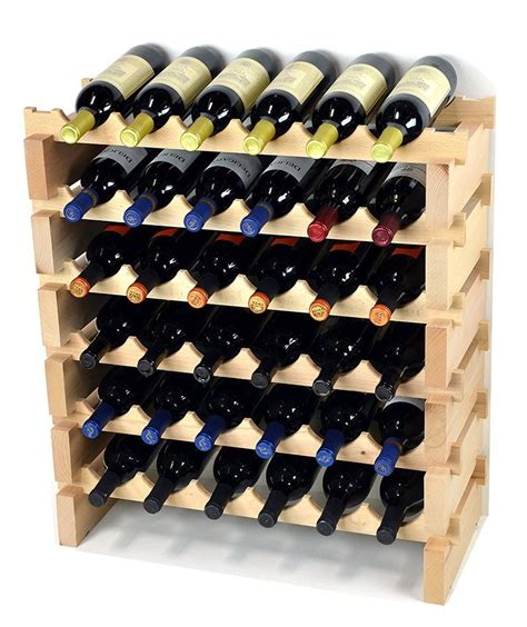 Wine Rack Wood 36 Bottles Modular Hardwood Wine Racks 6 Bottles X 6