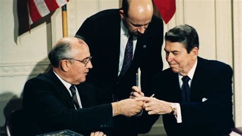 Ronald Reagan And Mikhail Gorbachev And Disarmament The Atlantic