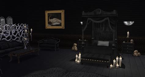 Ts4 Dungeon Mansion Walls Floors And Deco Objects Noir And Dark