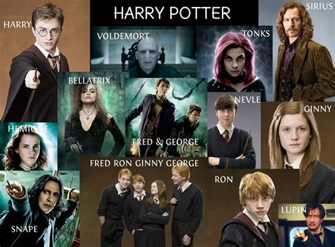 Nomes De Personagens De Harry Potter