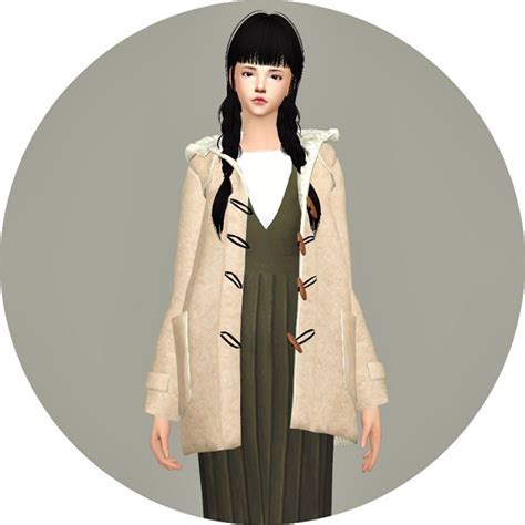 Acc Hood Duffle Coat At Marigold Sims 4 Updates