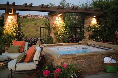 23 Amazing Outdoor Hot Tub Ideas For A Sanctuary Of Relaxation Hot Tub Landscaping Hot Tub